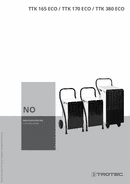 Bruksanvisning for luftavfukter TTK 165 ECO / TTK 170 ECO / TTK 380 ECO (NO)