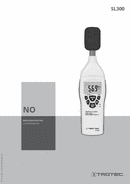 Bruksanvisning for lydnivåmåler SL300 (NO)