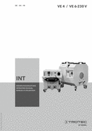 Bruksanvisning for tørkeaggregat VE 4 VE 6 (INT)