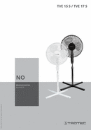 Bruksanvisning gulvvifte TVE 15 S / TVE 17 S (NO)