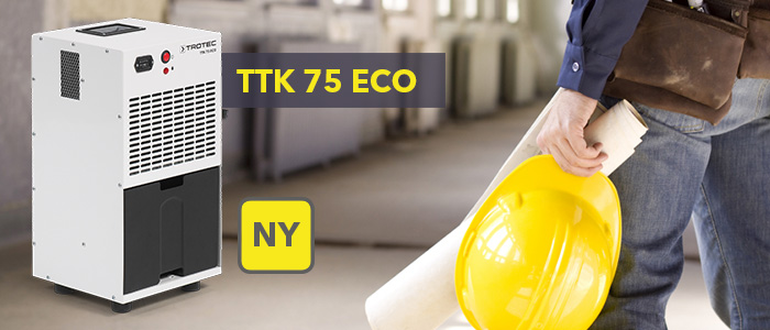 Den nye luftavfukteren TTK 75 ECO