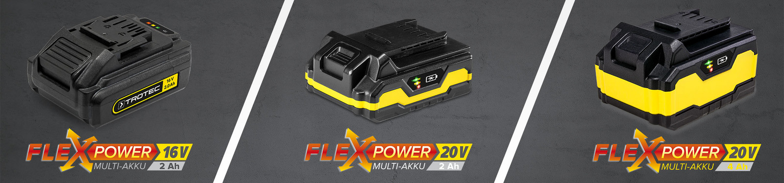 Flexpower – det innovative multibatterisystemet fra Trotec