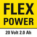 Kombiner fleksibelt – et kraftig batteri på 20 V, passer til mange apparater