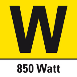 Kraftig 850 watts motor