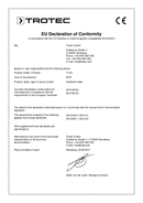 Samsvarserklæring for måleapparat for fuktinnhold i tre og byggematerialer T510 (INT)