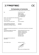 Samsvarserklæring lokalt klimaanlegg PAC 2000 SH (INT)