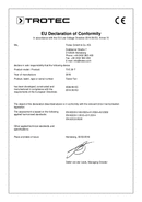 Samsvarserklæring tårnvifte TVE 29 T (INT)